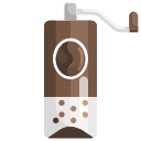 external coffee-grinder-coffee-shop-justicon-flat-justicon icon