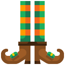 external leprechaun-shoe-st-patricks-day-justicon-flat-justicon icon