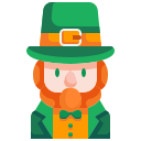 external leprechaun-st-patricks-day-justicon-flat-justicon icon