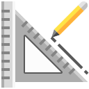 external ruler-construction-justicon-flat-justicon icon