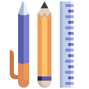 external school-material-elearning-and-education-justicon-flat-justicon icon