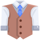 external waistcoat-clothing-justicon-flat-justicon icon