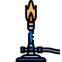 external bunsen-burner-science-justicon-lineal-color-justicon icon