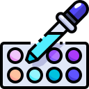 external pipette-artist-studio-justicon-lineal-color-justicon icon