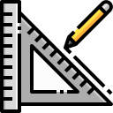 external ruler-construction-justicon-lineal-color-justicon icon