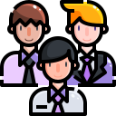 external teamwork-leadership-justicon-lineal-color-justicon icon