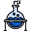 external water-flask-science-justicon-lineal-color-justicon icon