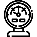 external barometer-laboratory-justicon-lineal-justicon icon