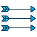 external arrows-hunting-kiranshastry-lineal-color-kiranshastry icon