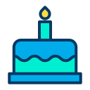 external birthday-cake-new-year-kiranshastry-lineal-color-kiranshastry icon