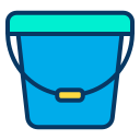 external bucket-bathroom-kiranshastry-lineal-color-kiranshastry icon