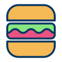 external burger-food-kiranshastry-lineal-color-kiranshastry icon