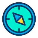 external compass-camping-kiranshastry-lineal-color-kiranshastry icon