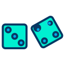 external dice-casino-kiranshastry-lineal-color-kiranshastry icon