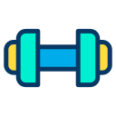 external dumbbell-interface-kiranshastry-lineal-color-kiranshastry icon