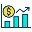 external graph-economy-kiranshastry-lineal-color-kiranshastry icon