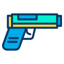 external gun-gaming-kiranshastry-lineal-color-kiranshastry icon