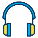 external headphones-music-kiranshastry-lineal-color-kiranshastry-1 icon