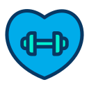 external heart-fitness-kiranshastry-lineal-color-kiranshastry icon