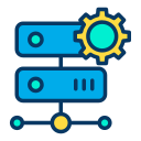 external hosting-cyber-security-kiranshastry-lineal-color-kiranshastry icon