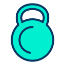 external kettlebell-healthy-kiranshastry-lineal-color-kiranshastry icon