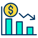 external loss-economy-kiranshastry-lineal-color-kiranshastry icon