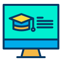 external mortarboard-online-learning-kiranshastry-lineal-color-kiranshastry icon