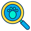 external paw-print-hunting-kiranshastry-lineal-color-kiranshastry icon