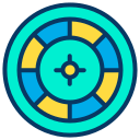 external roulette-casino-kiranshastry-lineal-color-kiranshastry icon