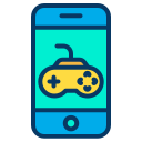 external smartphone-gaming-kiranshastry-lineal-color-kiranshastry icon