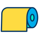 external toilet-paper-outdoor-kiranshastry-lineal-color-kiranshastry icon