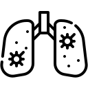 external lung-virus-transmission-konkapp-detailed-outline-konkapp icon