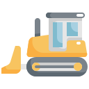 external bulldozer-construction-konkapp-flat-konkapp icon