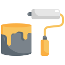 external paint-brush-construction-konkapp-flat-konkapp icon