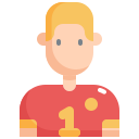 external soccer-player-soccer-konkapp-flat-konkapp icon