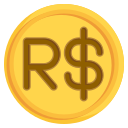 external brazilian-real-currency-kosonicon-flat-kosonicon icon