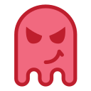 external angry-ghost-emoji-line-colors-royyan-wijaya icon