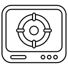 external Crosshair-maps-and-navigation-line-vectorslab icon