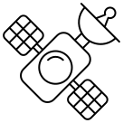 external Weather-Satellite-weather-line-vectorslab icon