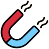 external magnet-physics-education-lineal-color-zulfa-mahendra icon