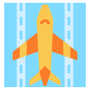 external airplane-travel-linector-flat-linector icon