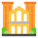 external building-university-linector-flat-linector icon