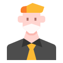 external businessman-man-avatar-mask-linector-flat-linector icon