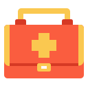 external first-aid-kit-healthcare-and-hygiene-linector-flat-linector icon