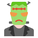 external frankenstein-horror-avatar-linector-flat-linector icon