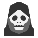 external grim-reaper-horror-avatar-linector-flat-linector icon