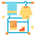 external hang-clothes-personal-hygiene-linector-flat-linector icon