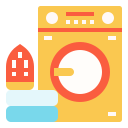 external laundry-hotel-service-linector-flat-linector icon