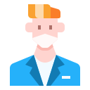 external man-man-avatar-mask-linector-flat-linector-10 icon