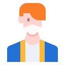 external man-man-avatar-mask-linector-flat-linector-11 icon